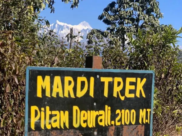 Mardi Himal Trek Route Map