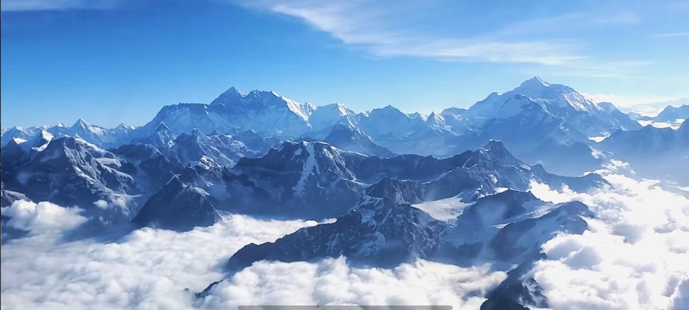Moutain Flight In Nepal