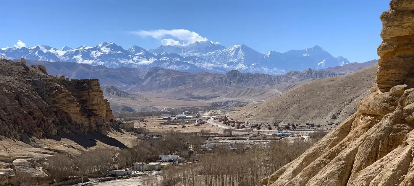 Upper Mustang Trek Route Map