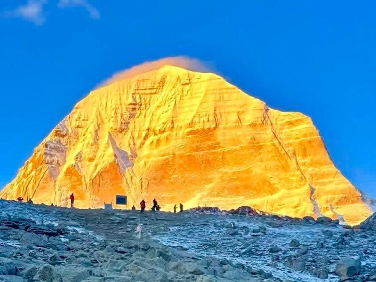 Golden Face of Mount Kailash