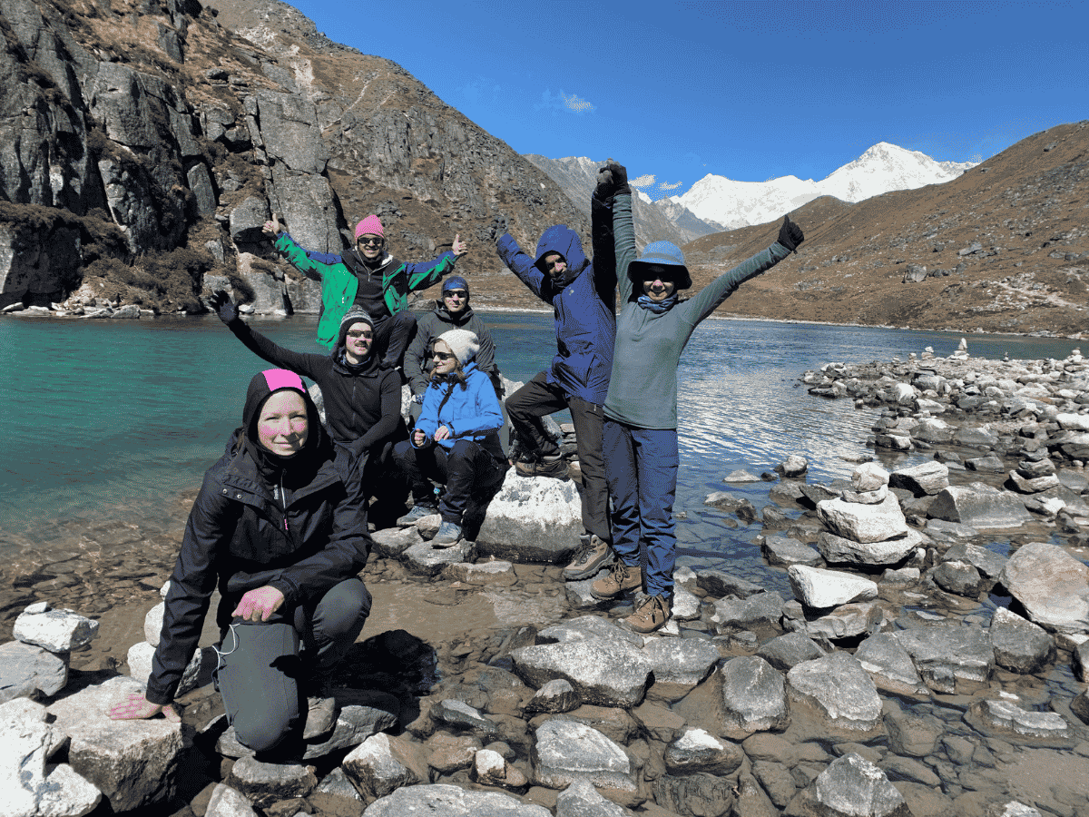 Gokyo Lake first view