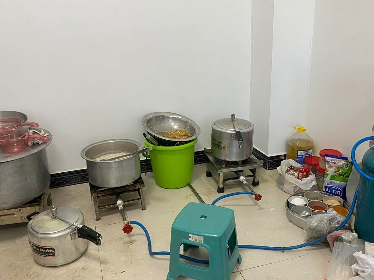 Kitchen Set up during Kailash Journey