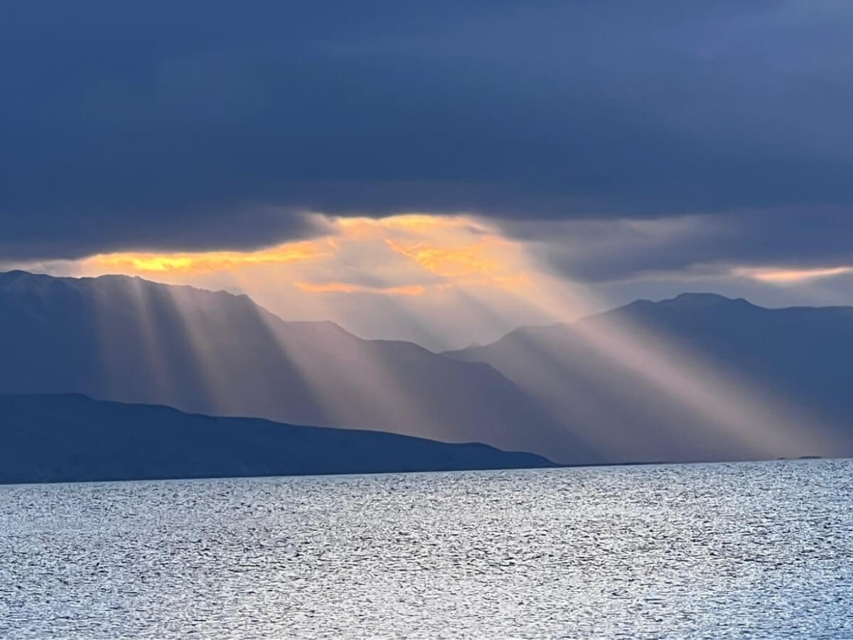 Manasarover seen during Kailash Journey