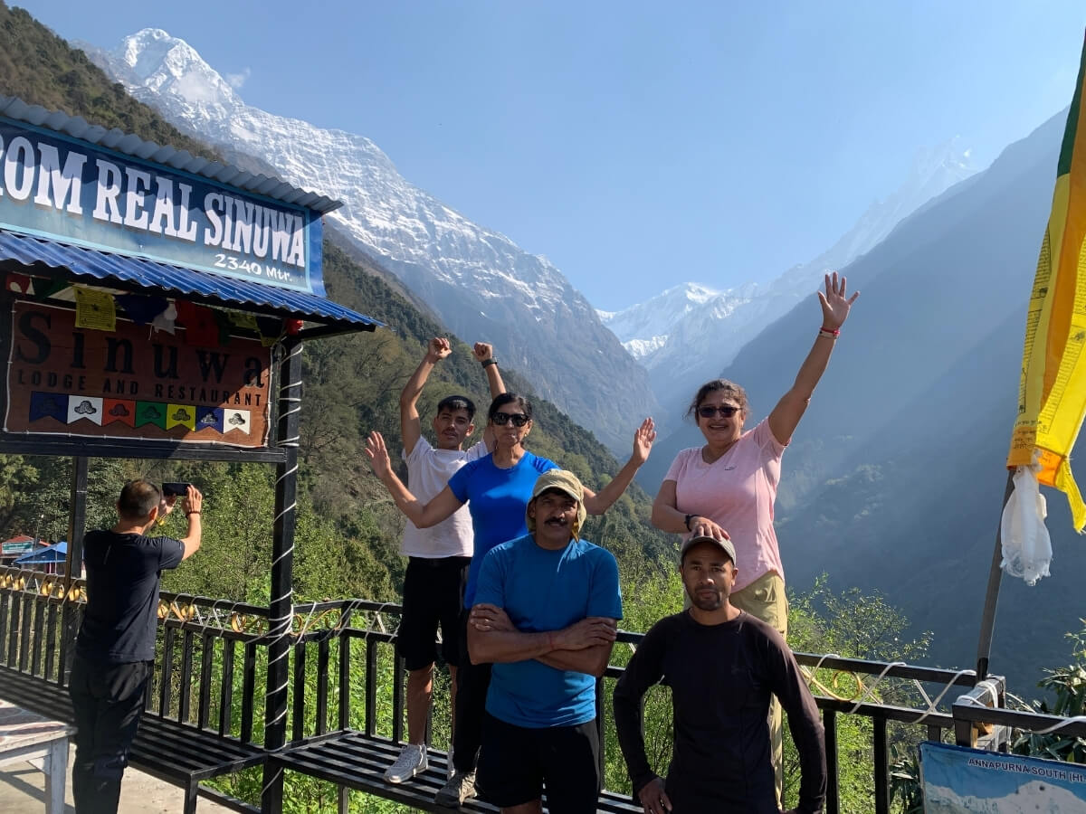 ABC trekking from Pokhara Day 2