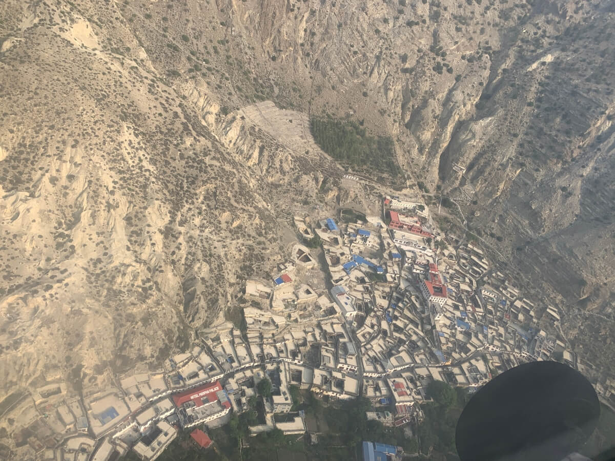 Areal view of Local Village