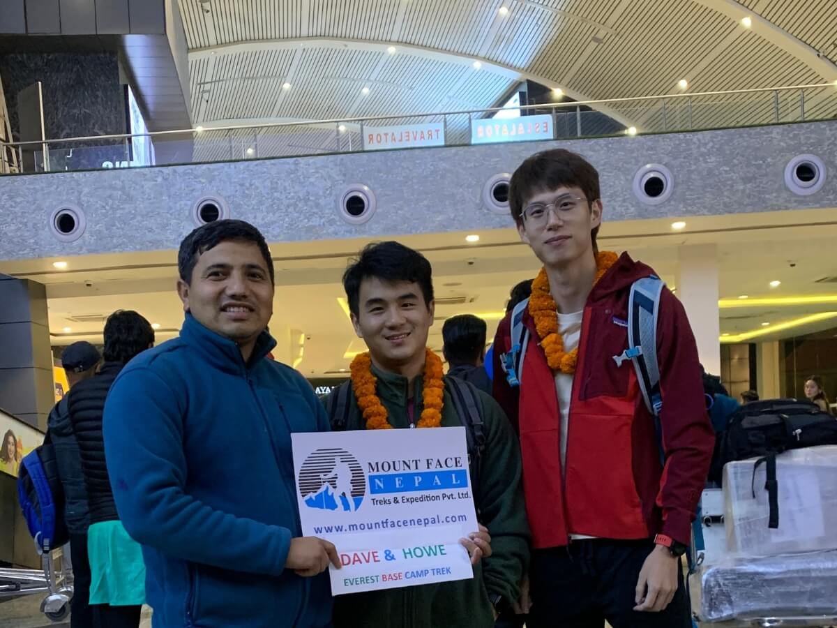 Welcome at Kathmandu AIrport