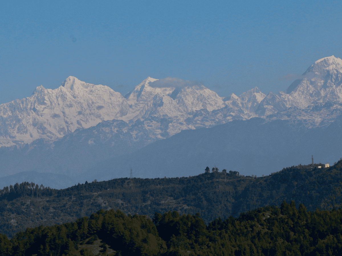 Mountain Seen during Flight to Kathmandu from Lukla