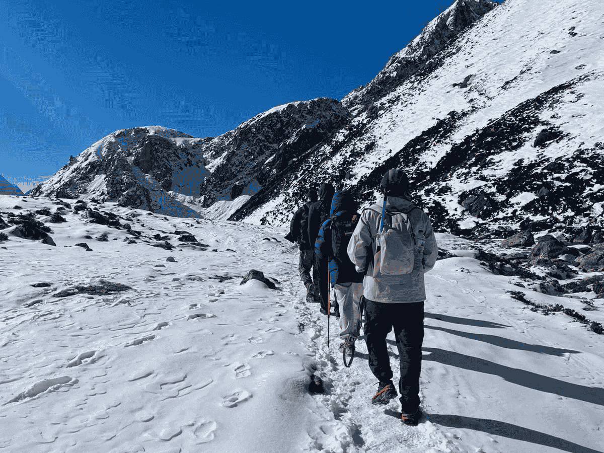 Gokyo to Dole During Gokyo Lake trek