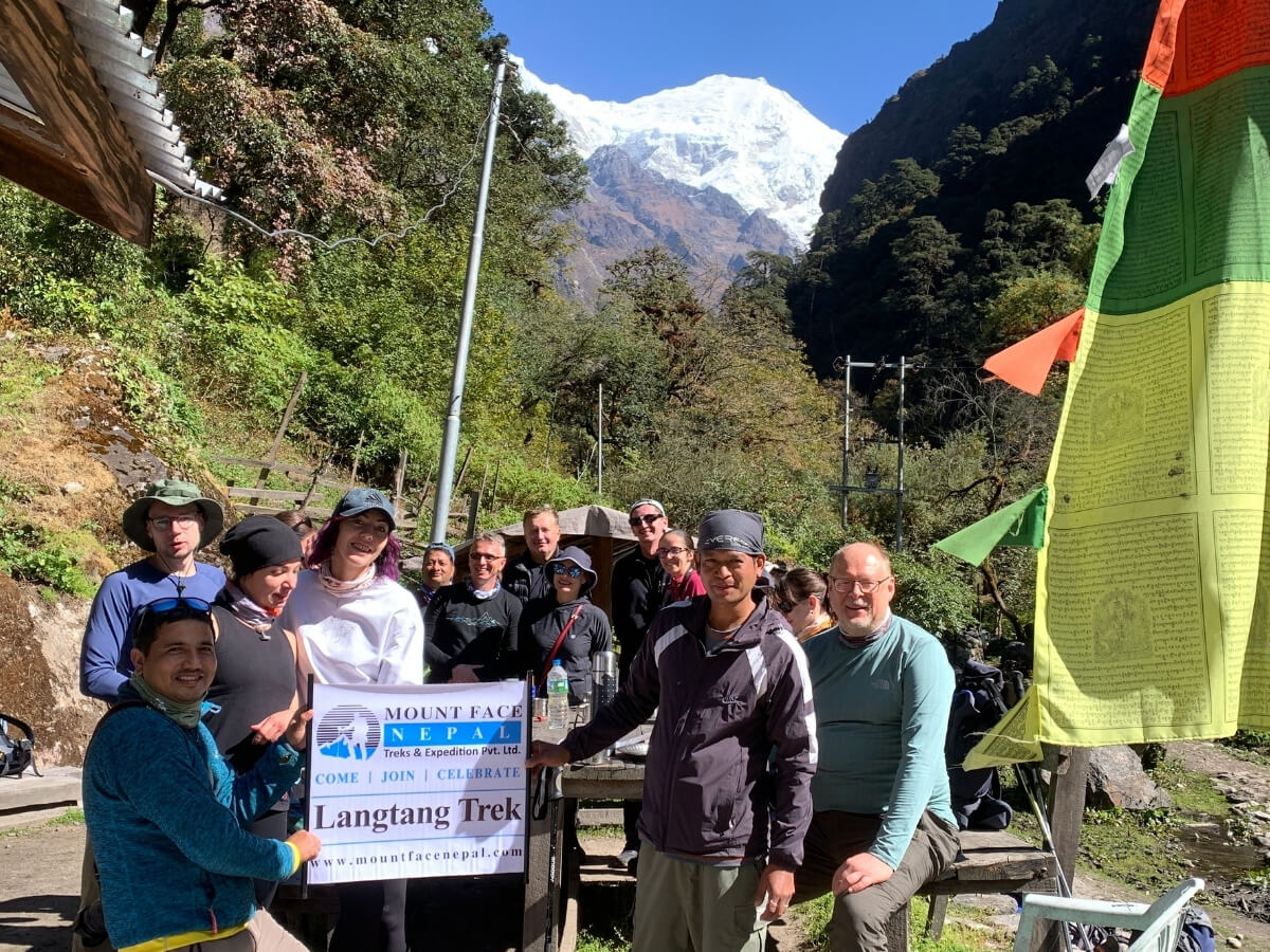 lama hotel to langtang village