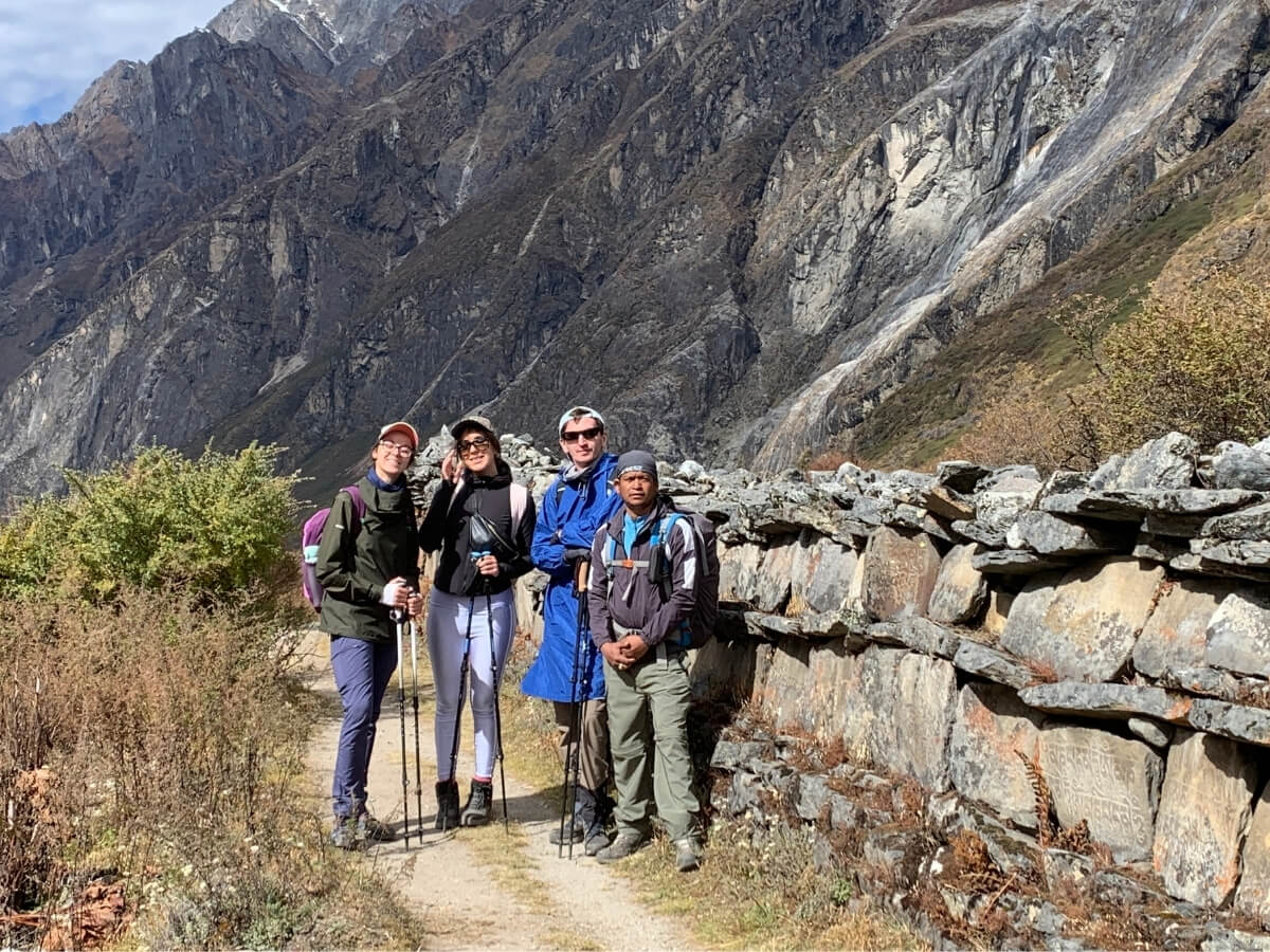 Yak en route to Lama Hotel From Kyanjan