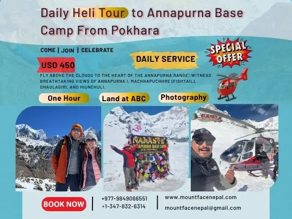 Annpurna Heli tour From Pokhara