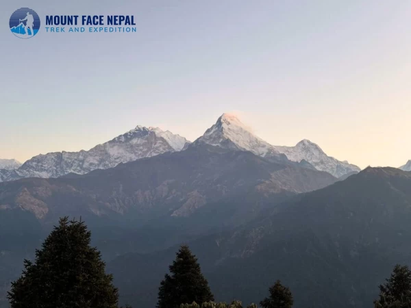 Annapurna Range Seen From Poon Hill