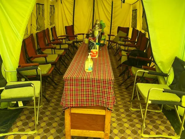 Dinning During Camping Tent