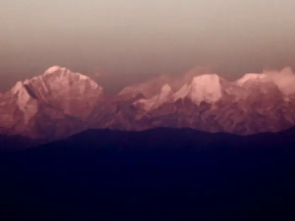 Everest Seen During Hike