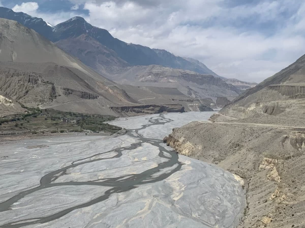 Kaligandaki River During Tannapurna Circuit Trek