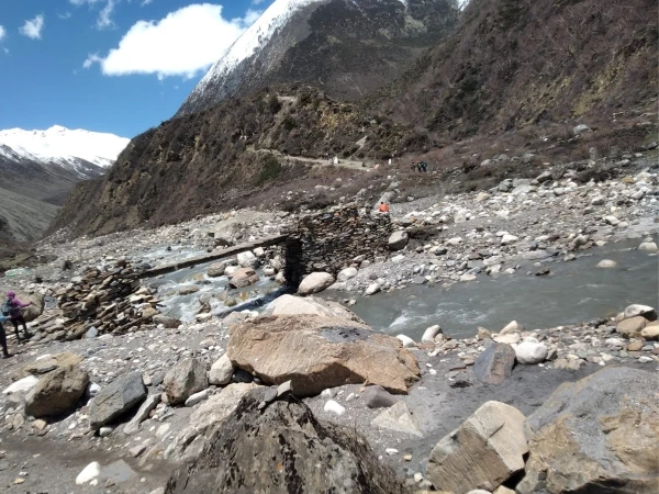 Larkey Pass Trek Route
