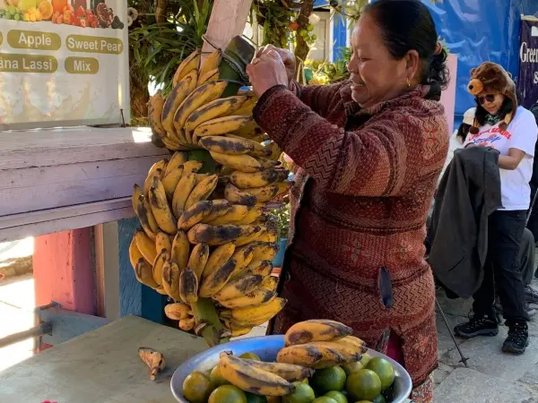 Local Selling Banana
