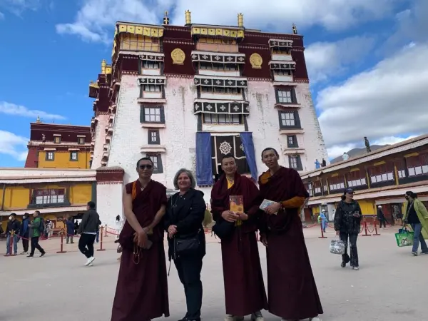 Monastery At Lhasa During Kaialsh Journey