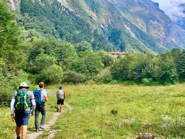 Near Ghodatabela During Langtang Trek