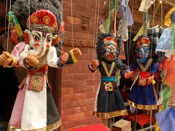 Puppet Hanging At Bhaktapur