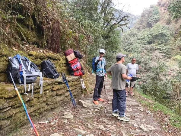 Rest Point During Poonhill Trek