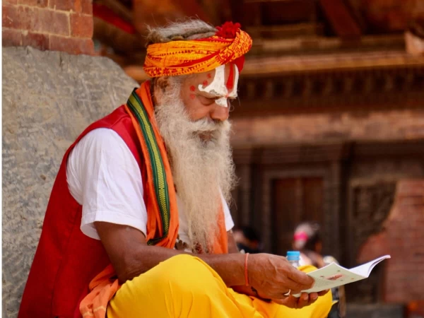 Sadhu During Four Heritage Day Tours