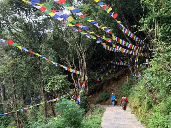 Stone Staircase During Namobudhha Day Tour