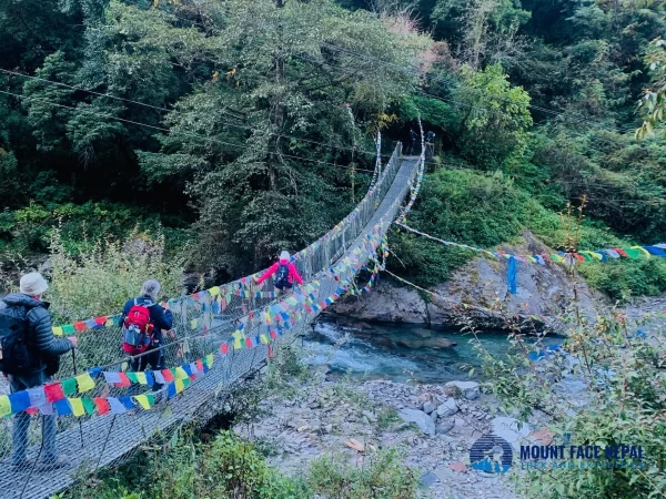 Suspension During Gosaikunda Lake Trek