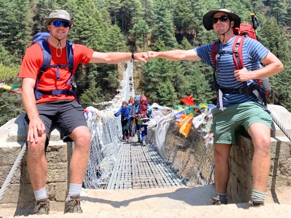 Suspenstion Bridge Enroute To Everest Base Camp