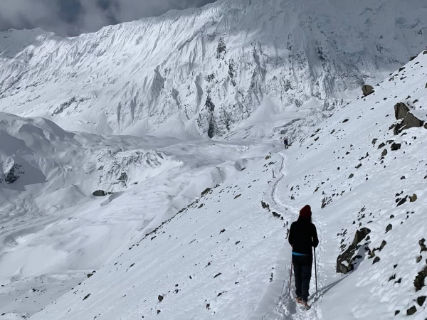 Trail To Tilicho Lake During Tannapurna Circuit Trekking