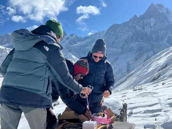 Valentine Day At Annapurna Base Camp Trek