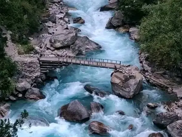 Wooden Bridge Shey Phoksundo Lake Trek